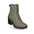 thumbnail image 1 of Botín Gosh Mujer Moda Casual Urbano Agujeta Tipo Piel Verde verde 26 Gosh 052D1M, 1 of 3