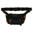 thumbnail image 1 of Riñonera de gran capacidad para hombre, impermeable, con un solo hombro, para deportes al aire libre, ciclismo y montañismo, color negro, 1 of 14