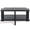 thumbnail image 6 of SAFAVIEH Couture Quigley Contemporary Oak Veneer Coffee Table, Black, 6 of 11