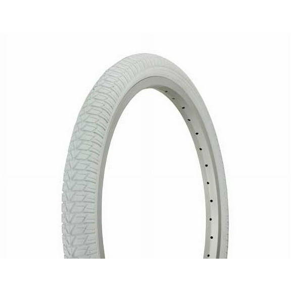 Tire Duro 20" x 1.75" White/White Side Wall.bike tire,lowrider bike tire,lowrider bicycle tire, bmx bike tire,chopper bike tire