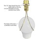 thumbnail image 2 of Lamp Shade Harp Holder Adapter Kit - 2 Pack (gold), 2 of 5