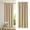 Beige, variant on Blackout Thermal Insulated Curtains for Bedroom & Kitchen - Energy Saving, Noise Reducing, Light Blocking, Easy Install Silk Panels In Solid Scandinavian Colors