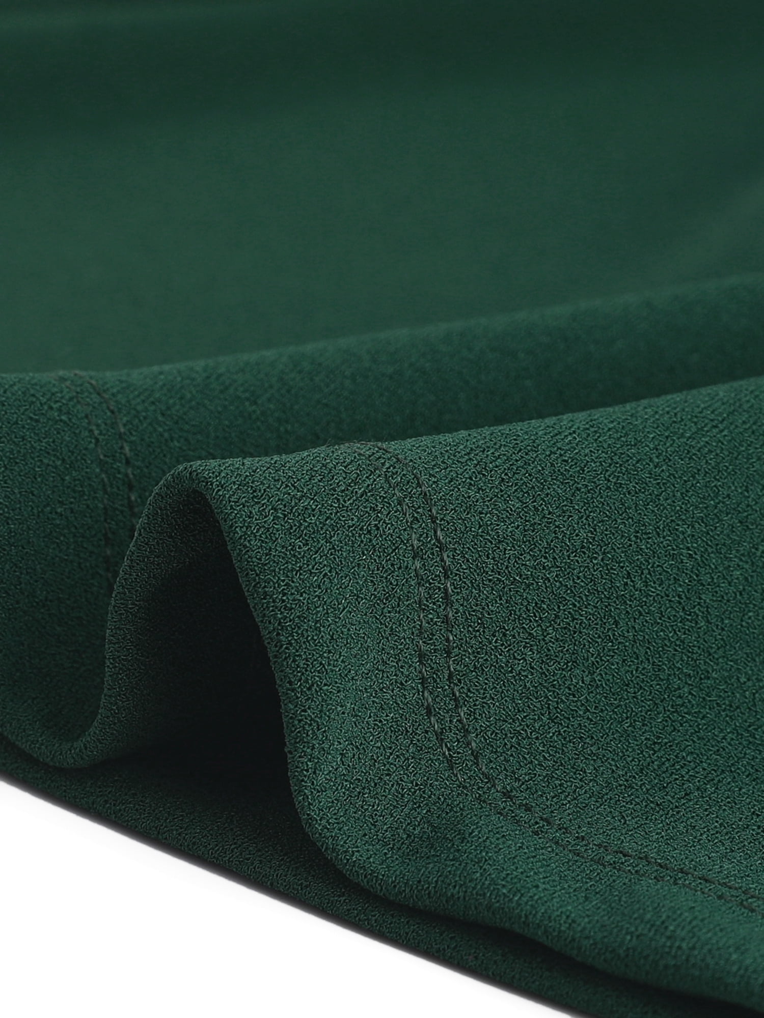 DARING DIVA Sweetheart Neck Pleated A-Line Sheath Dress S Dark Green