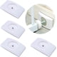thumbnail image 1 of 4 Uds Protector de Pared para Puerta de Bebé SSuperp Extensión de Puerta de Escalera, 1 of 5