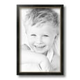 thumbnail image 2 of ArtToFrames 8" x 14" Black Square with Gold Beads Picture Frame, 8.5x14 inch Black Wood Poster Frame (WOM-5021), 2 of 7
