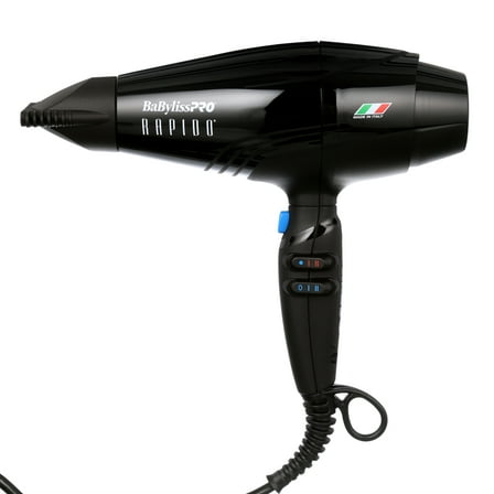 BaBylissPRO Rapido Professional Hair Dryer, Black, Made in Italy