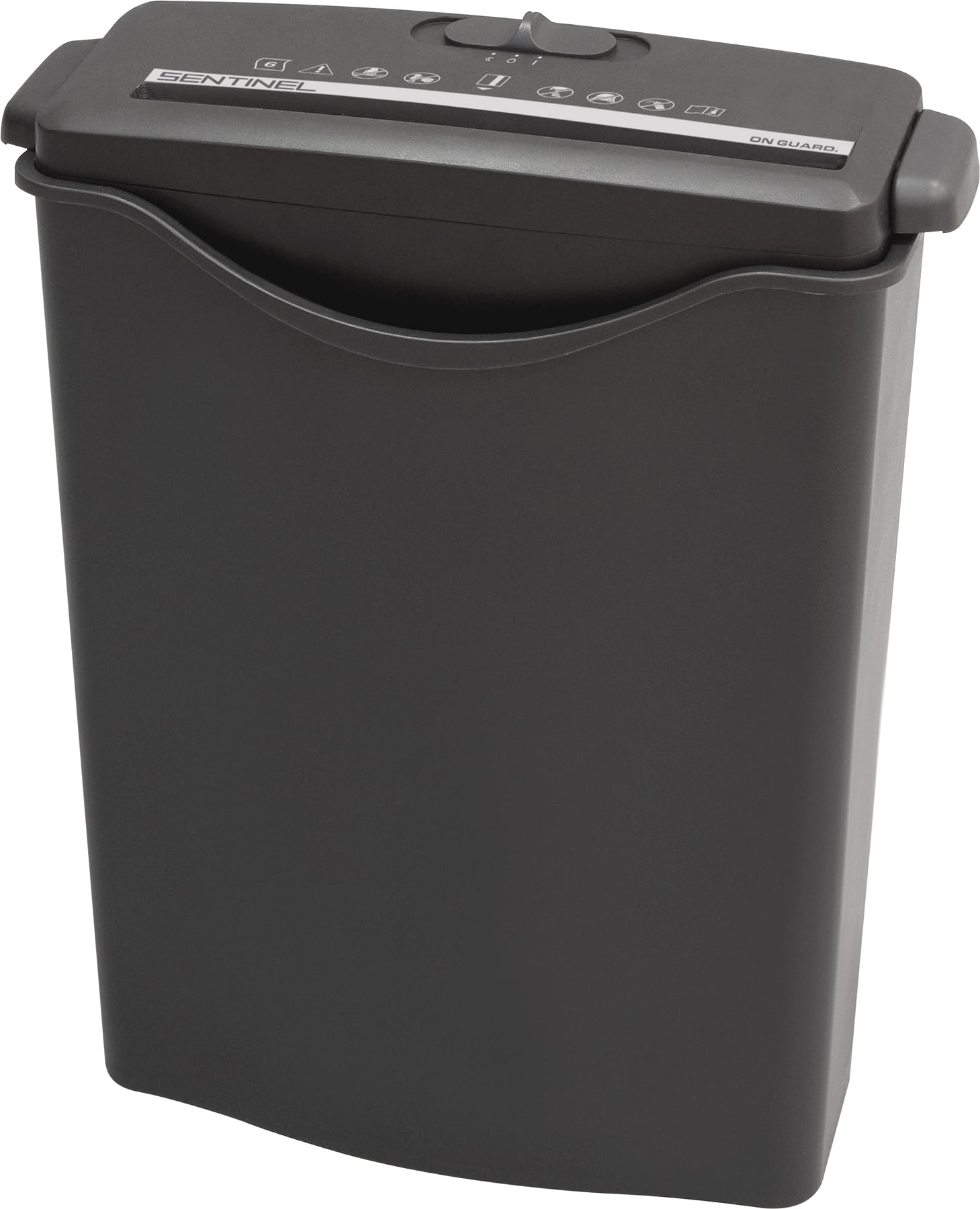 Sentinel FS60B 6 Sheet Strip Cut Paper Shredder Fits Over Wastebasket