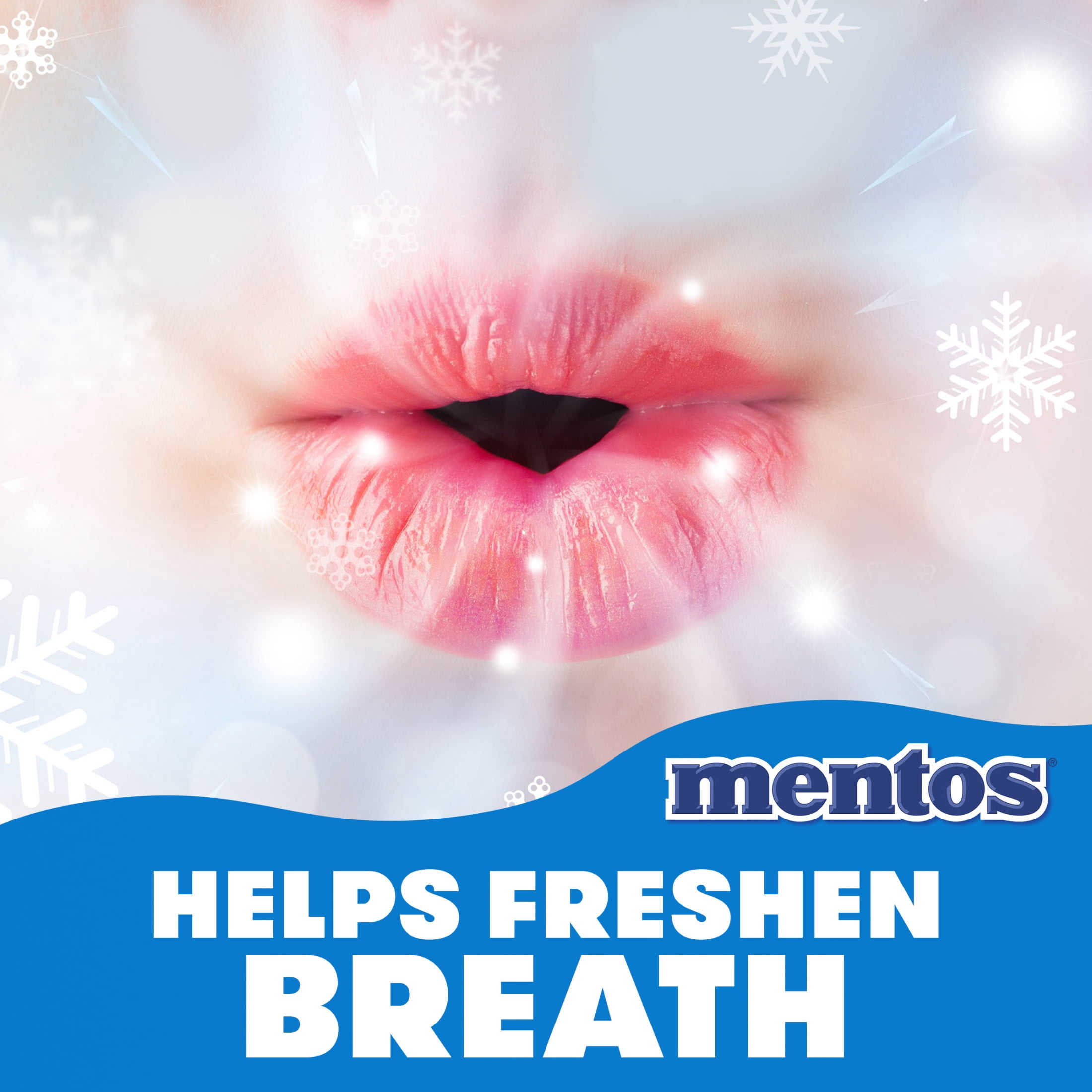 (5 pack) Mentos Peppermint Chewy Mint Candy Roll, 1.32 oz