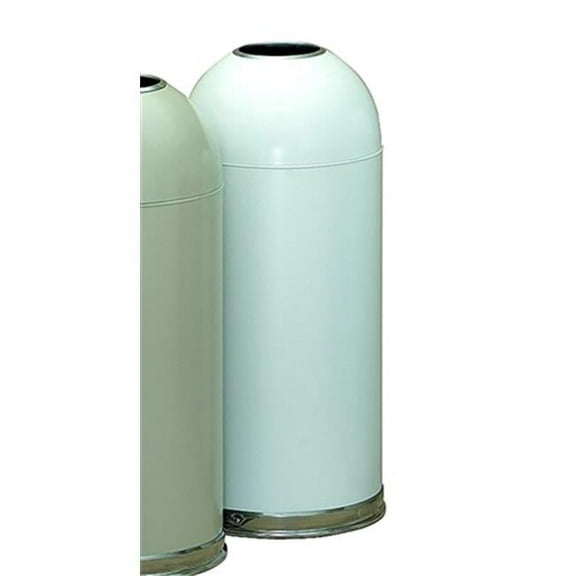Open top- white- with galv. liner