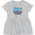thumbnail image 3 of Inktastic Future Badminton Player Sports Girls Baby Dress, 3 of 5