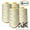 Ivory, variant on AK Trading 4-Pack Gold All Purpose Sewing Thread Cones (6000 Yards Each) of High Tensile Polyester Thread Spools for Sewing, Serger Machines, Quilting, Overlock, Merrow and Hand Embroidery
