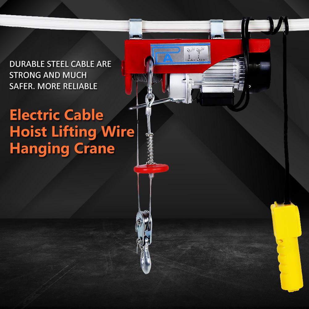 220V AC Electric Cable Hoist Mini Electric Hoist Crane Electric Hoist