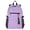 Violet, variant on JIALIOU 14" Laptop Backpack Waterproof Airline Approved Stylish Casual Daypack for Travel Business College Work, Skull Pixel Art