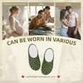 thumbnail image 7 of Lsque Yellow Floral Pattern Womens Comfort Cotton on Scuff With Memory Foam and Anti-skid Sole Slipper-39/40, 7 of 7