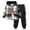 Khaki, variant on AherBiu Toddler Boys Clothes Plaid Button down Hoodies Shirts with Sweatpants Fall Casual Comfy Kids Outfits
