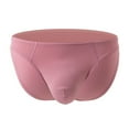 thumbnail image 4 of Jwputqe&nbsp;Mens Boxer Briefs,Mens Briefs,Boxer Briefs,Breathable,Comfort Fit,Solid,Elastic Waist,Nylon,Spandex,Pink,L, 4 of 4