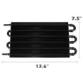 thumbnail image 4 of CROSSDESIGN 6 Row AN6 Radiator Remote Aluminum Transmission Engine Oil Cooler + Hose/Mounting Kit, 4 of 9