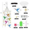 thumbnail image 5 of Diamond Painted Wind Chimes, EEEkit Hummingbird DIY Sun Catchers Hanging Ornaments for Beginners Adults Yard Garden, 5 of 6