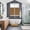 Brown, variant on Vintage Rattan Kitchen Curtains Window Panels, Minimalist Abstract Wicker Texture Brown Insulated Window Treatment Curtain, Grommet Curtains for Bedroom/Living Room/Bathroom, 2 Piece 52"Wx72"L