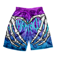 thumbnail image 5 of Skull Beach Short Pants Skeleton Hand Print Men Women Gym Shorts Quick Drying Trunks Ice Shorts, 5 of 7