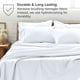 thumbnail image 5 of Juego de Fundas de Almohada Bare Home Colección Premium 1800 Doble Cepillado Ultra Suave Tamaño Estándar Color Blanco 4 Unidades, 5 of 7