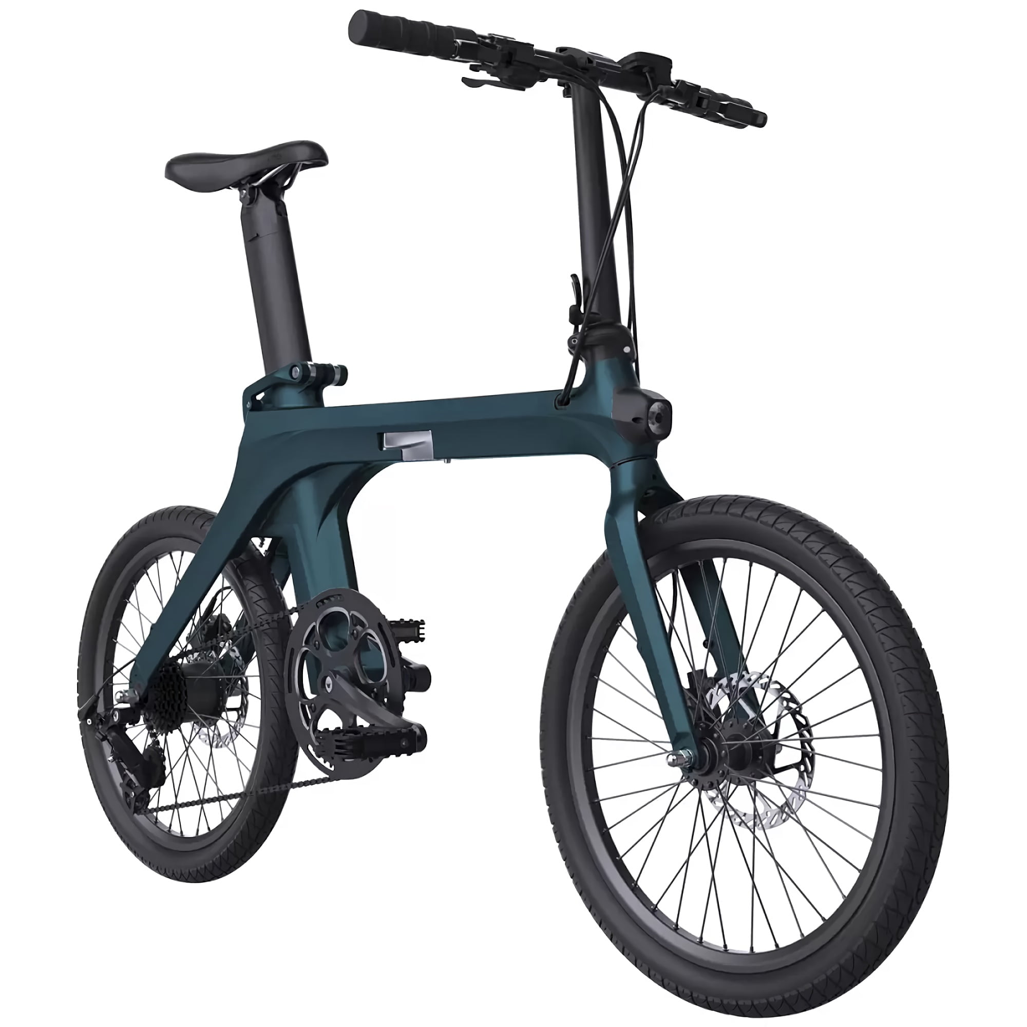 Fiido X 36V Folding E Bike 350W Torque Sensor Electric Bicycle with Removable Battery Walmart