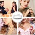 thumbnail image 3 of HUGFEGWE Ring Measuring Strap | Ring Sizer Gauge Set | Ring Sizer Measurement, Strap and Soft Ruler, Jewelry Sizing Tool Tape Finger Size Measurement Circle for Finger Circumference Measurement, 3 of 8