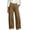 #H-Coffee, variant on No Boundarie Pants for Women Elastic High Waist Wide Leg Cuffed Hem Loose Casual Pull On Trousers with Side Pockets,Army Green,Size XL