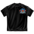 thumbnail image 2 of Erazor Bits FF2063M Fire Dog First In Last Out Mens T-Shirt - Black, Medium, 2 of 2