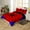 Black Blue Red, variant on Erosebridal Hippie Black White Spider Duvet Cover Twin, Spider Web Print Bedding Sets Twin Size, Red Halloween Room Decor, Reversible 2-Piece (No Comforter)