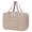 Khaki02, variant on Floral Quilted Travel Duffel Bags for Mother Gift, Holiday Tote Bag for Women Trolley Sleeve Airlines Approved Personal Item Bag Weekender, Black