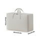 thumbnail image 3 of Bolsa de almacenamiento impermeable de gran capacidad, organizador gris de tela no tejida con asas reforzadas y cremalleras metálicas | Bolsa plegable impermeable para guardar ropa, colchas y, 3 of 6