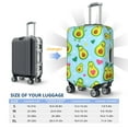 thumbnail image 6 of Haiem Cartoon Avocado Luggage Cover Printed Suitcase Covers for Luggage Elastic Washable Suitcase Protector Fits 18-32 Inch Luggage-Large, 6 of 9