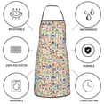 thumbnail image 6 of Fuzoiu Famous Places Print Kitchen Cooking Aprons,Kitchen Cooking BBQ Aprons,Chef Apron with 2 Pockets for Men Women,Art Aprons for Painting Pottery Ceramics, 6 of 7
