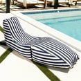 thumbnail image 6 of Jaxx Prado Outdoor Chaise Lounge, Navy Stripes, 6 of 7