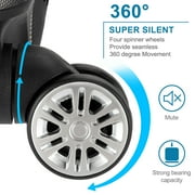 Ktaxon Luggage Sets, 4-Piece Set Hard Suitcase Set Travelling with TSA Lock Spinner Wheels 16in20in24in28in, Black