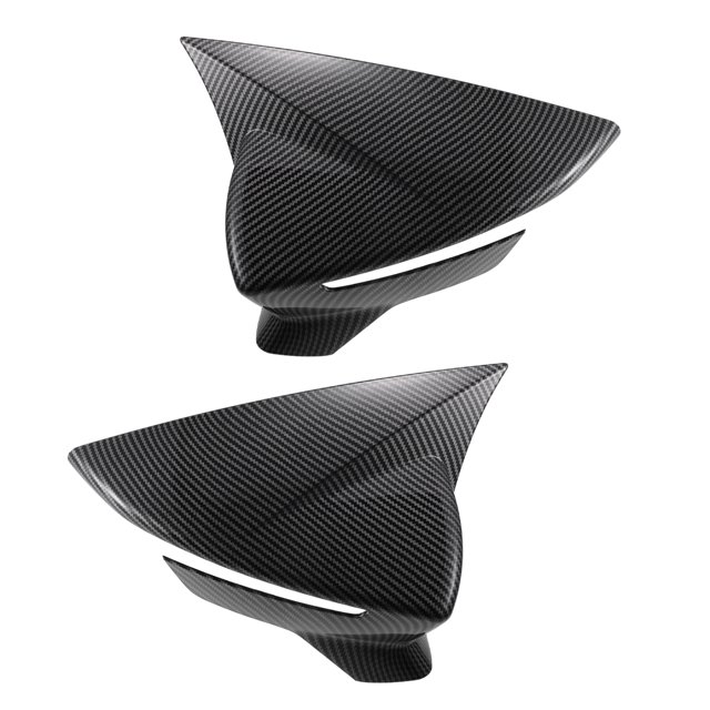 Cubierta de Cap de Espejo Retrovisor de Coche de Bargains Únicos en Patrón de Fibra de Carbono Negro para Cubiertas de Guardas de Espejo de SEAT Leon