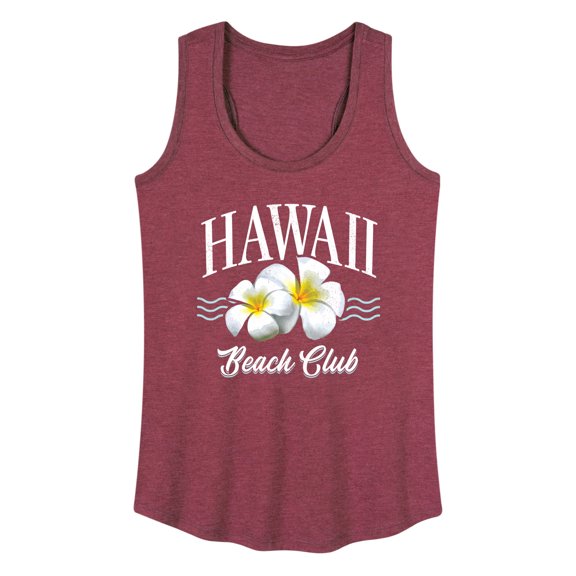 Instant Message - Hawaii Beach Club Graphic Racerback Tank