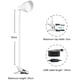 thumbnail image 4 of Lámpara de mesa LED con pinza para cama infantil, regulable, apagado automático, rotación flexible de 360° y función de memoria (blanca)., 4 of 5