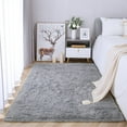 thumbnail image 5 of Softlife Ultra Soft Area Rugs, Fluffy Carpets for Bedroom Living Room Shaggy Floor Rug Home Decor Mats, 4'x5.3,Gray, 5 of 7