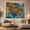 Map Icons, variant on Adventure Awaits Illustrated with United America Soft, Inspirational Illustration for Art Lovers, Wall Decor, Valentine'S Day Gift, Tapestry Wall Hanging for Dorm and Living Room