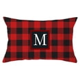 thumbnail image 1 of Funda de almohada navideña con estampado de gnomo sin rostro y copo de nieve - Funda de almohada de franela acogedora para decoración navideña, 1 of 1