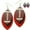 Red & Black, variant on Mall of Style - Red & Black Earrings for Women - Football Jewelry (Red & Black)
