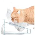 thumbnail image 2 of 15 Degree Height Cat Food Bowl Food And Water, Dog Bowl, Clear Plastic Bowl With Stand, Anti-vomit Cat Bowl Play Pet Tailored Bowl, 2 of 5