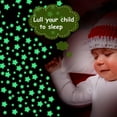 thumbnail image 4 of 100 Pcs 3D Wall Glow In The Dark Stars Stickers Kids Room DIY Home Decor V3U8, 4 of 9