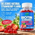 thumbnail image 5 of Biotin 10,000 mcg Gummies for Women & Men - Maximum Strength - 100 Count, 5 of 9