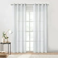 thumbnail image 2 of Loft Living Dimitro Sheer Grommet Indoor Curtain 52 x 95 in White, 2 of 7