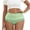 Green, variant on Cotton Underwear for Women High Waist Tummy Soft Butt Lifting Seamless Bikini 2 Pack Comfort Daily Soft