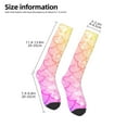 thumbnail image 5 of Bingfone Compression Socks For Women And Men Long Socks For Running Athletic Cycling Nurse-Fish Scale, 5 of 9