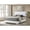 White 1, variant on Bed Frame Strick & Bolton White High Gloss Wood Queen LED Panel Bed,Platform Bed Frame